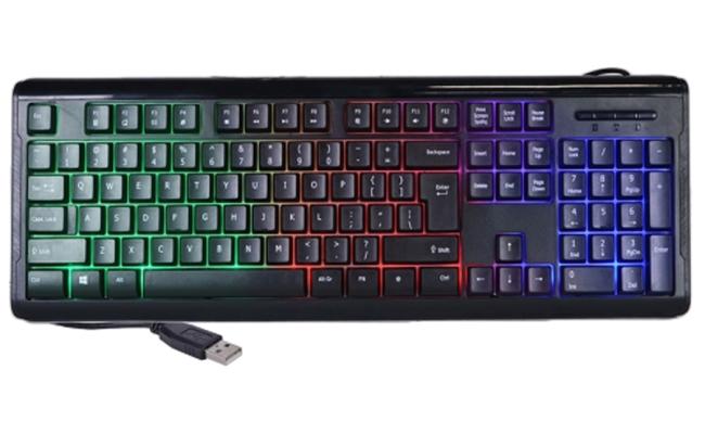 iMicro KB-US9821C Rainbow Backlit Wired Keyboard